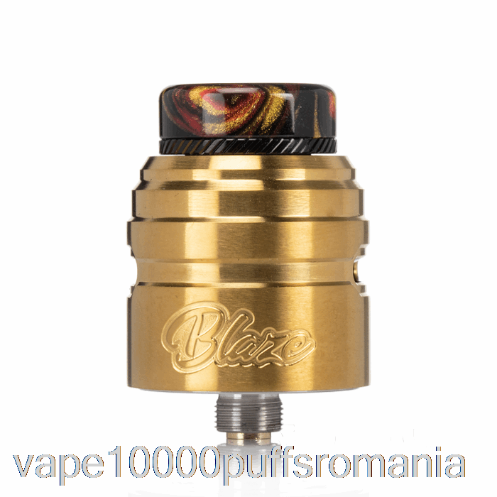 Vape Romania Thunderhead Creations Blaze Solo 24mm Bf Rda Gold